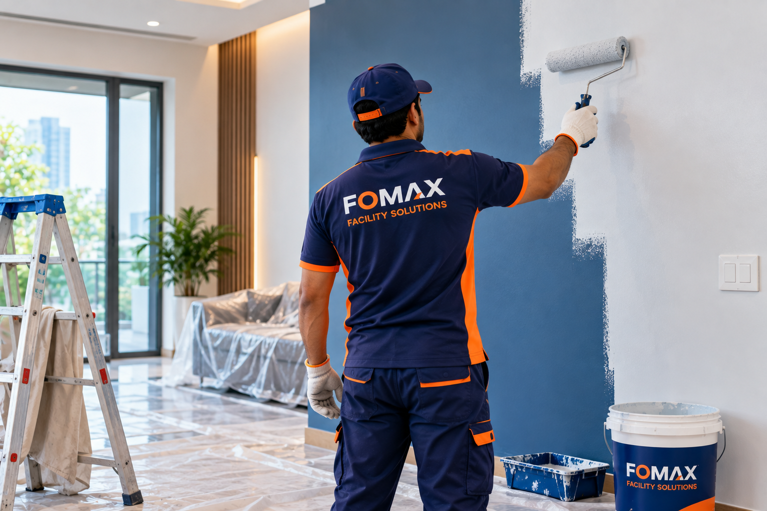 Professional painting service by FOMAX
